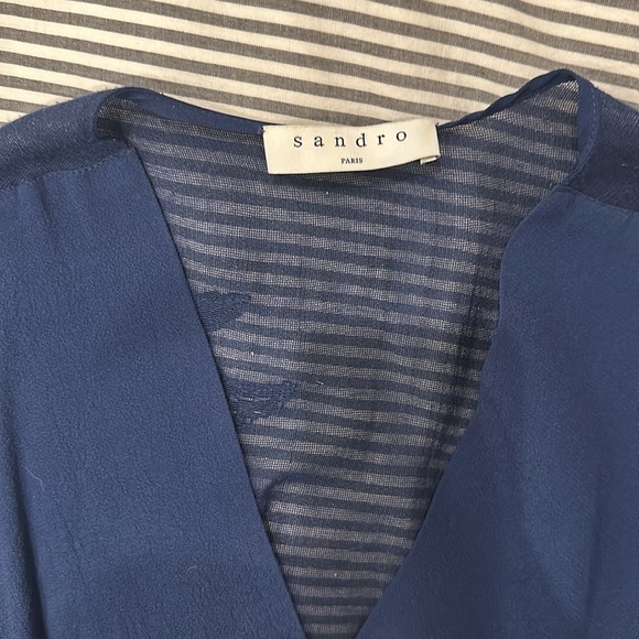 Navy blue Sandro dress - Picture 3 of 4